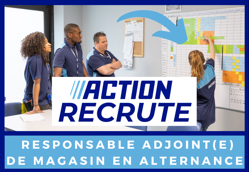 Action recrute ses alternants avec le CFA CCI Formation Mayenne pour sa formation responsable de distribution