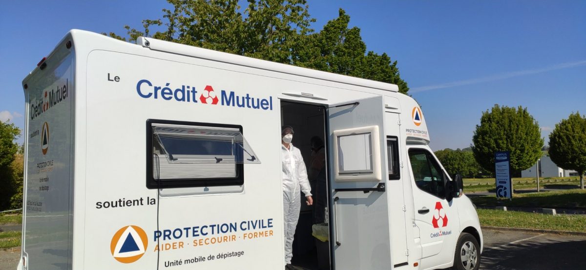 Le CFA CCI Formation Mayenne a accueilli la sécurité civile dans le cadre de la campagne de dépistage de la COVID-19